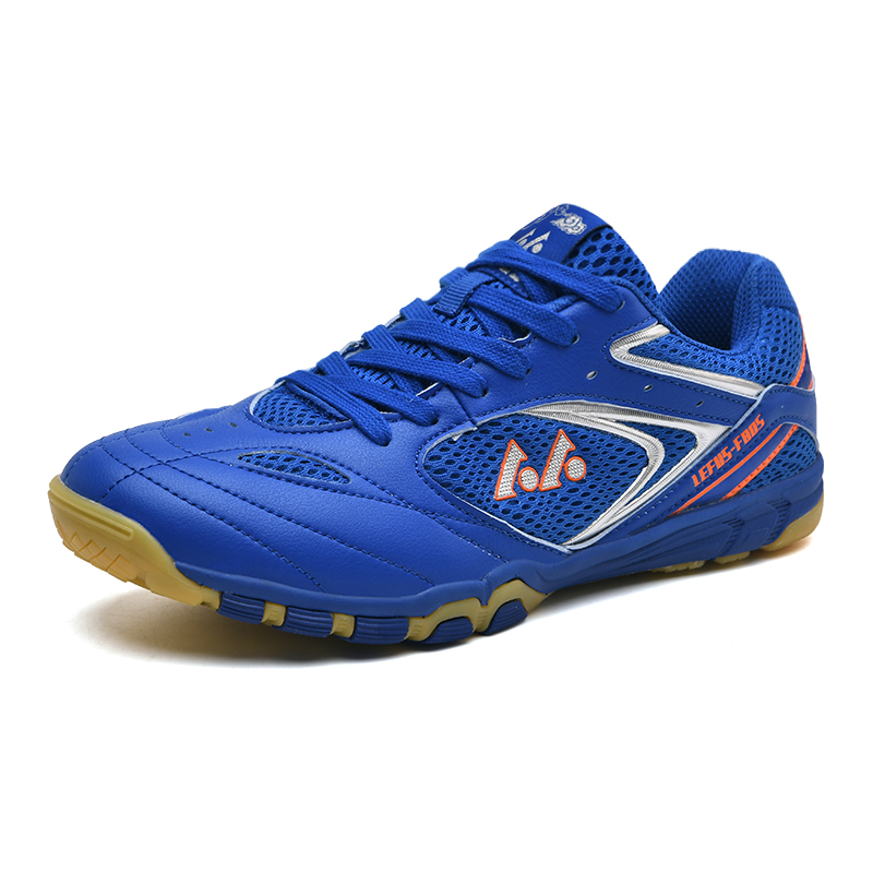 Shock Absorbing Gym Trainers - Hommes femmes Sport Badminton chaussures bleu