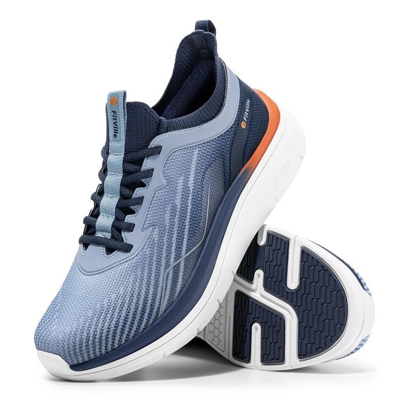 Wide Toe Box Running Sneakers - FitVille Chaussures de marche pour hommes,