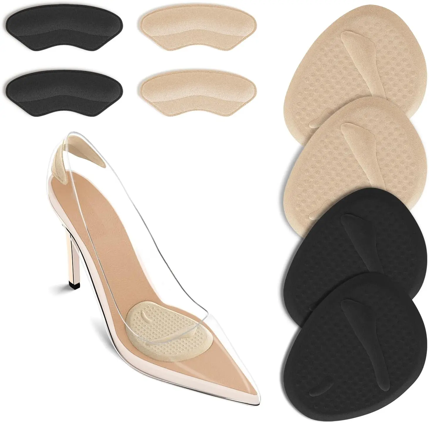 Heels - 2 ensembles de coussinets pour les