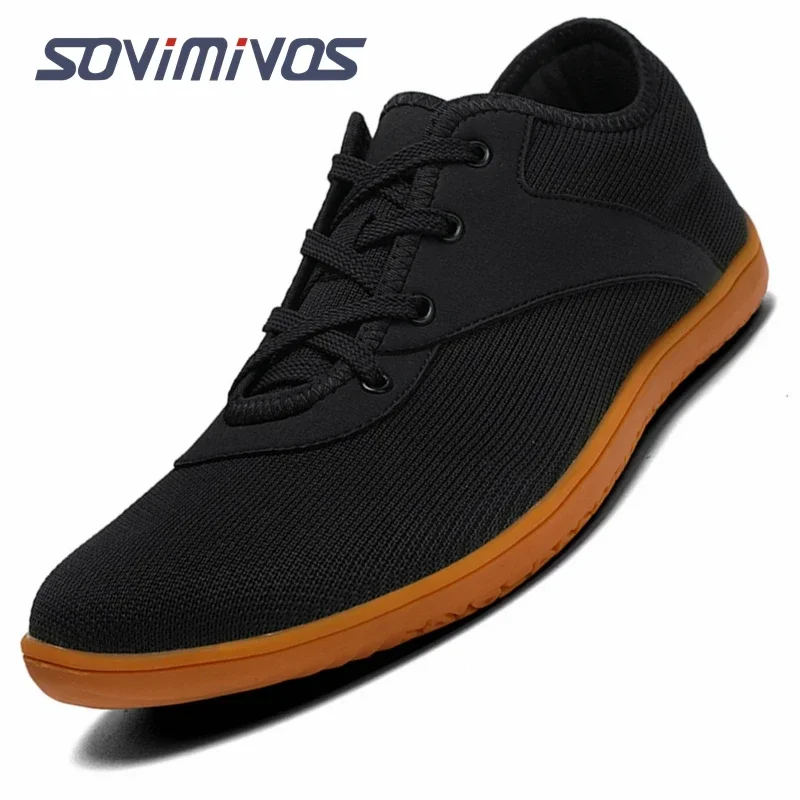 Wide Toe Box Running Sneakers - Chaussures de course minimalistes pour hommes